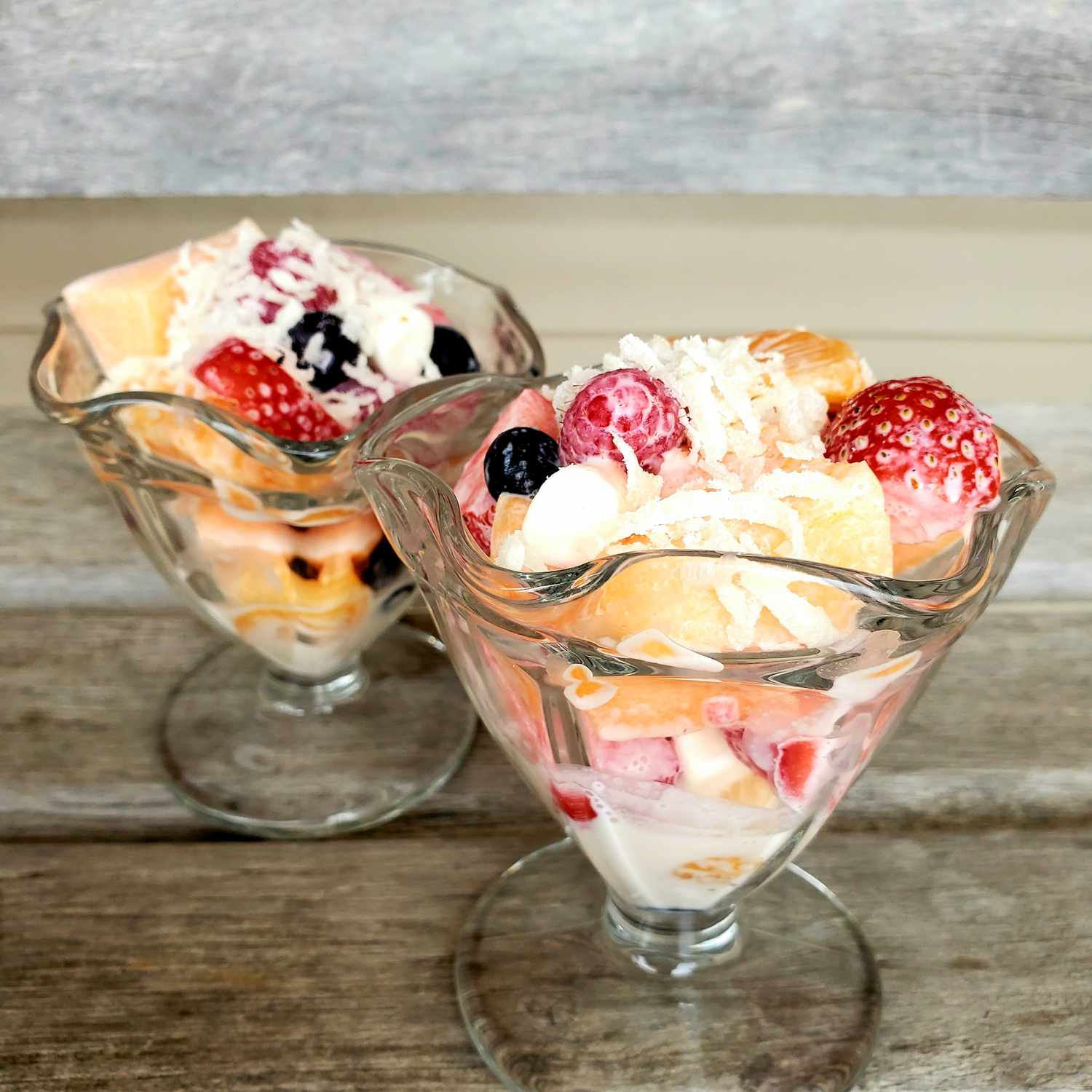 Pineapple-Coconut Rum Fruit Salad