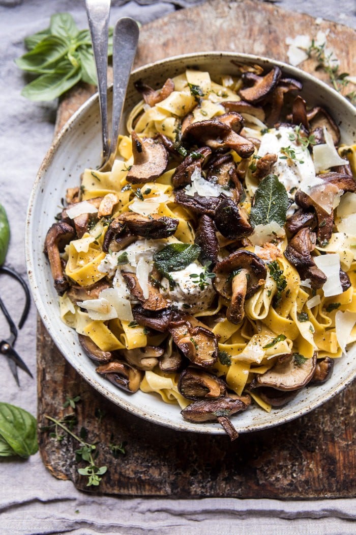 Hand-Pressed Tagliatelle with Wild Mushroom Ragù