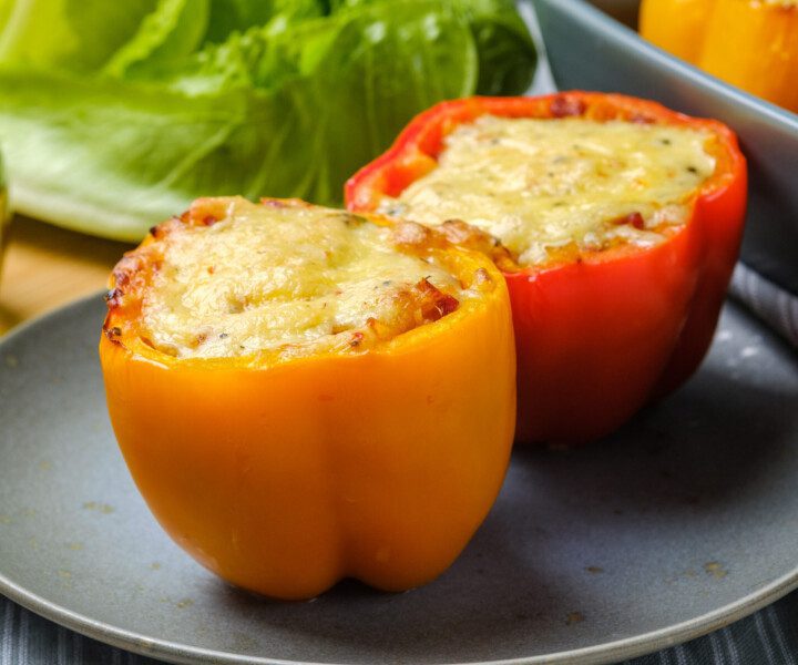 Chorizo and Mushroom Stuffed Peppers