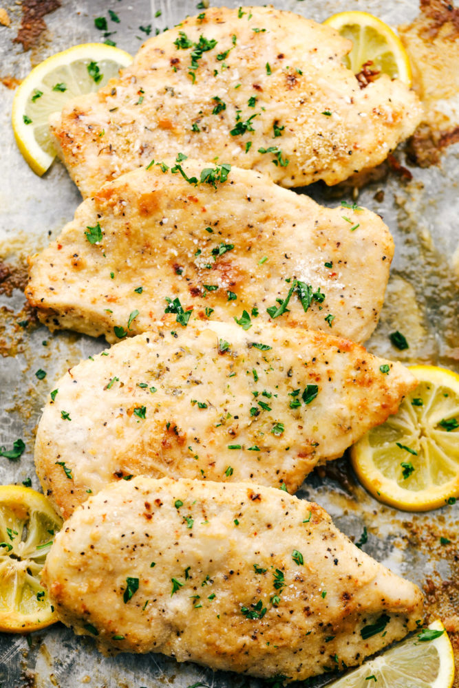 Oven-Baked Garlic Parmesan Chicken