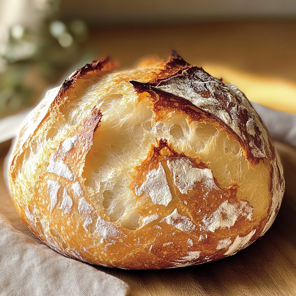 Monastic No-Knead Bread