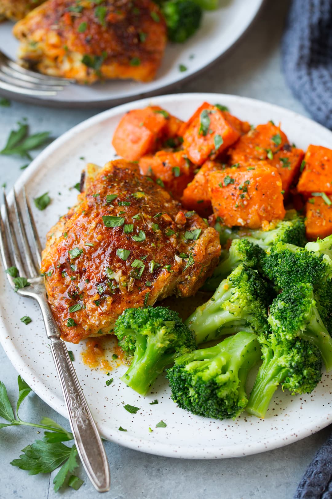 Slow Cooker Cumin-Lime Chicken with Sweet Potatoes