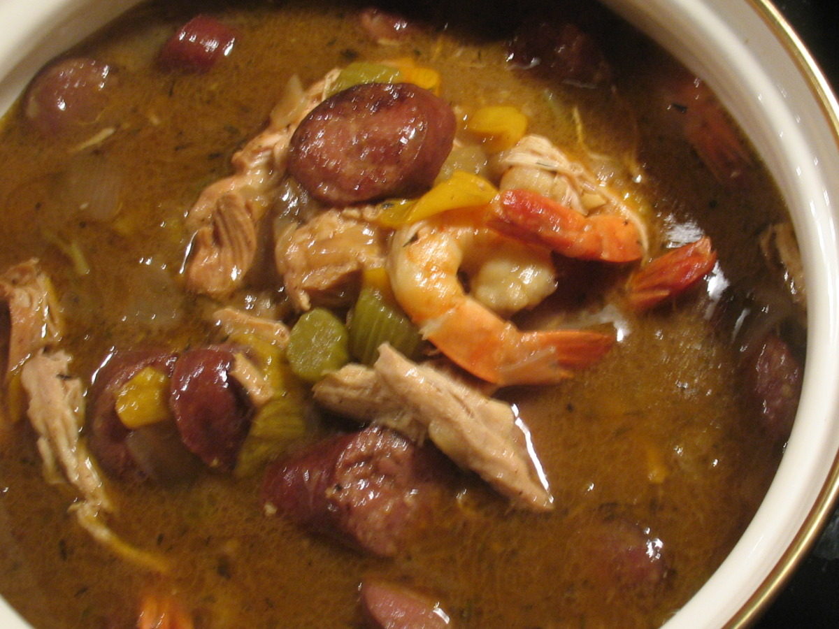 Texas Chicken and Sausage Gumbo