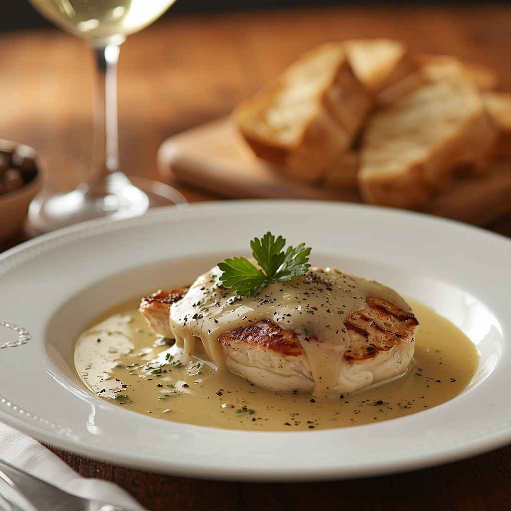 Pan-Seared Chicken with White Wine and Thyme