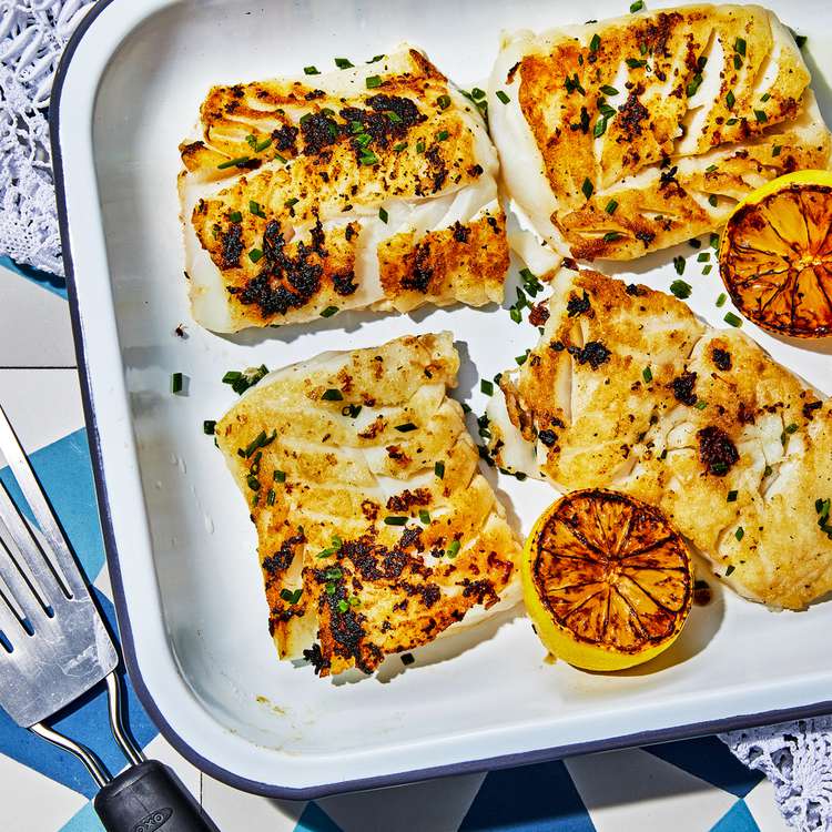 Grilled Lemon-Dill Cod with Asparagus