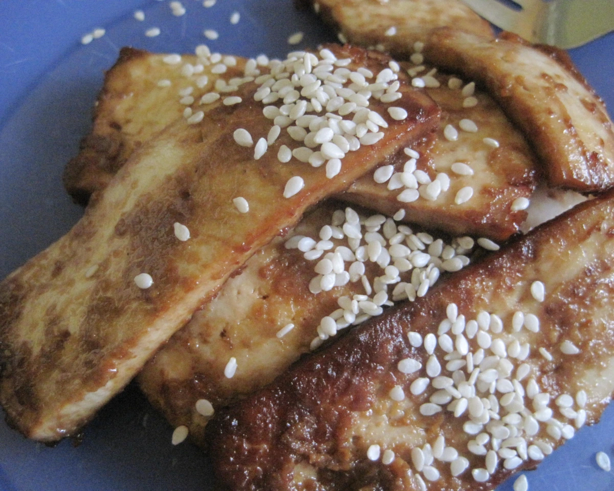 Baked Miso Tofu with Sesame