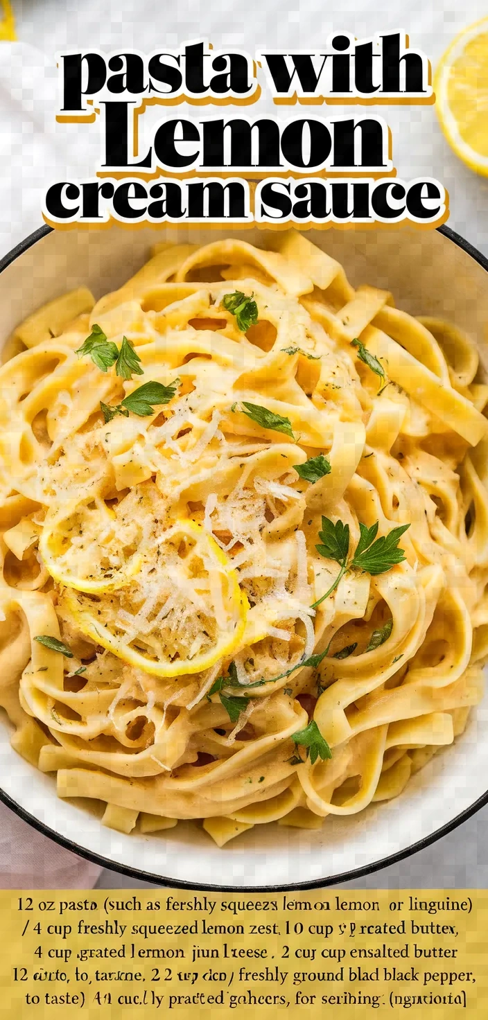 Pasta with Escarole and Lemon Cream Sauce