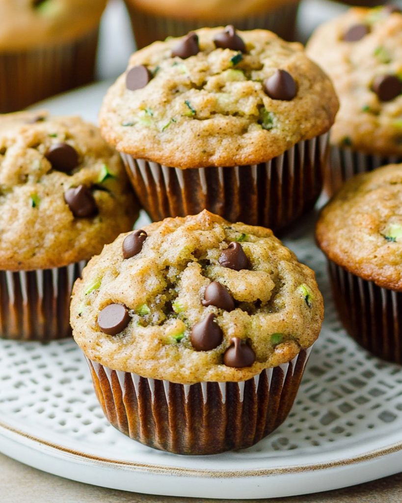Zucchini Spinach Muffins