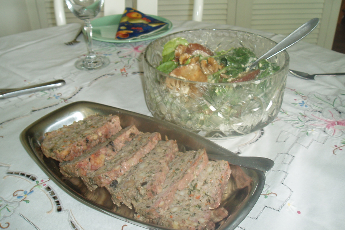 Spinach-Infused Meatloaf