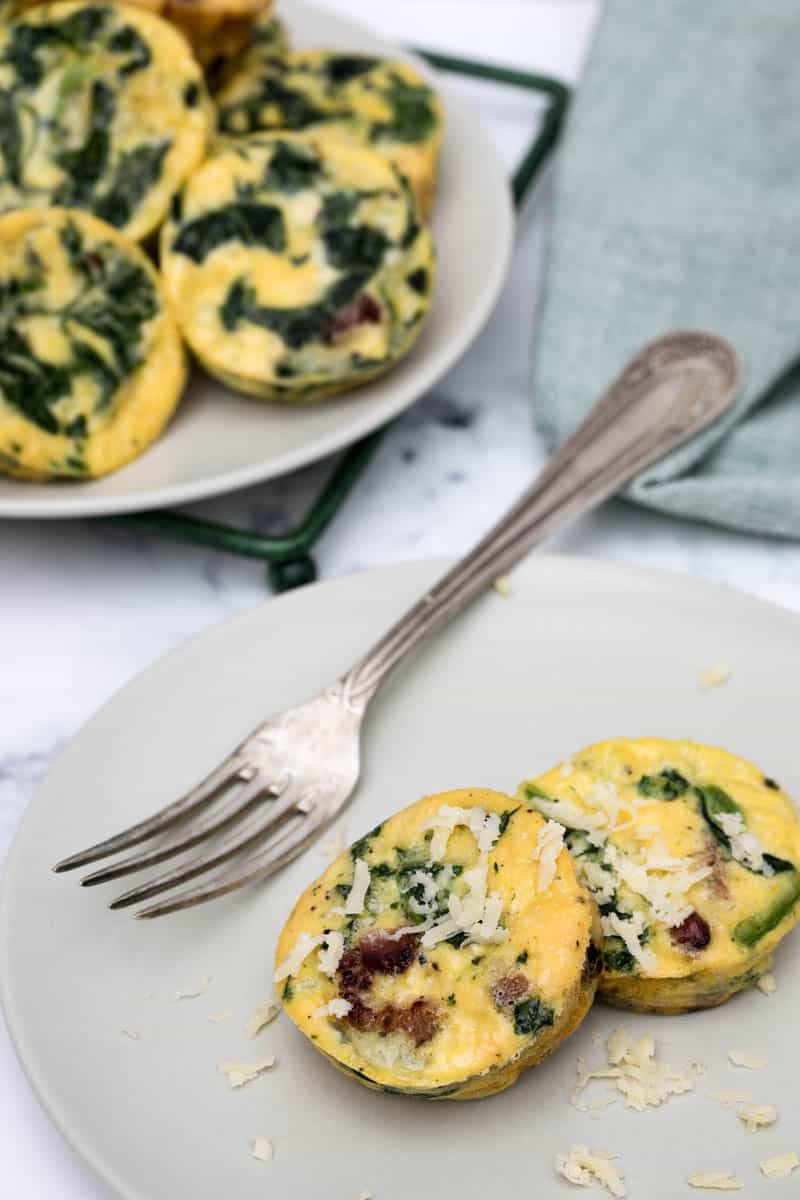 Bacon and Spinach Egg Cups