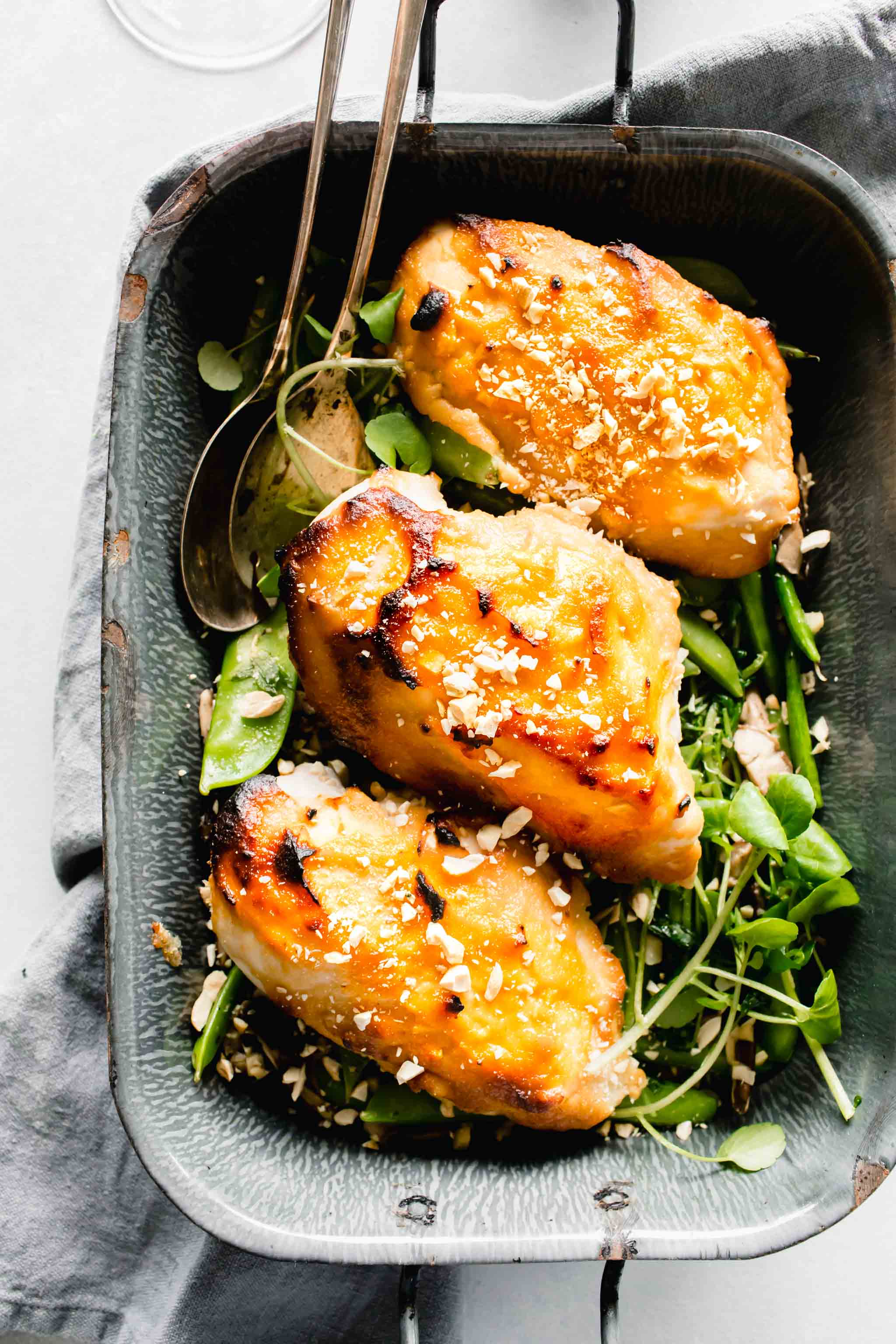 Braised Miso Chicken with Shiitake