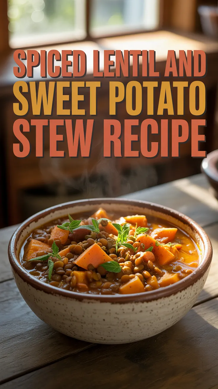 Curry-Spiced Lentil and Sweet Potato Stew