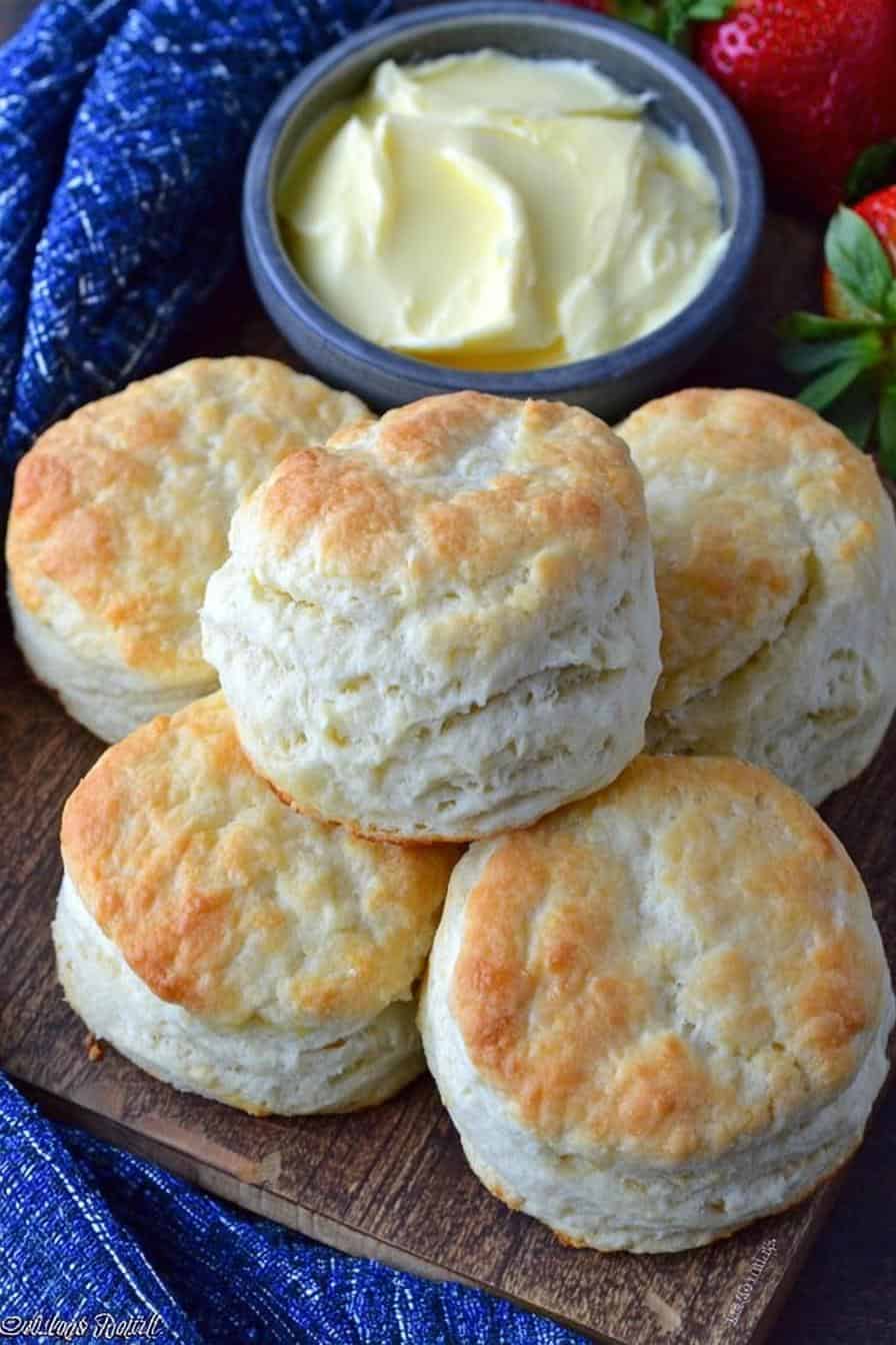 Kansas-Style Buttermilk Biscuits with Honey Butter