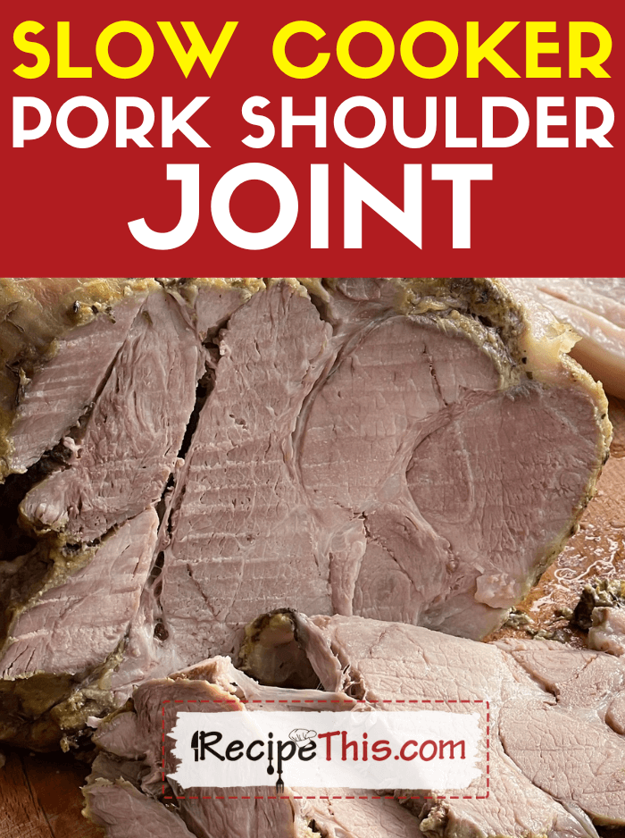 Slow Cooker Herb-Roasted Pork Shoulder with Apple Slices