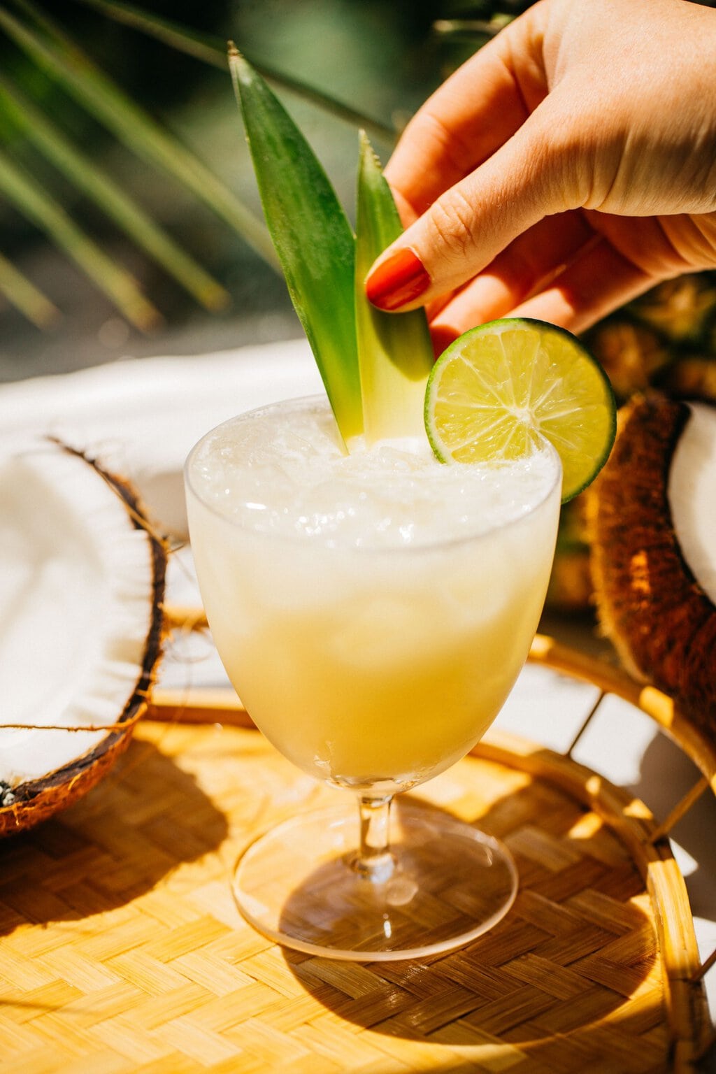 Tropical Pineapple Coconut Spritz
