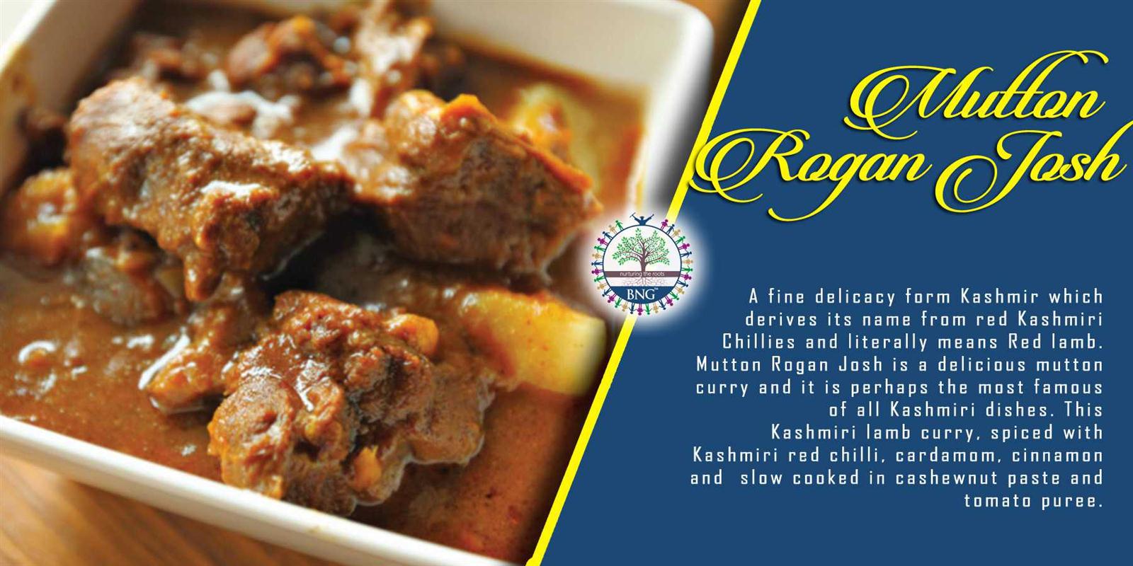 Slow-Cooked Kashmiri Mutton Rogan Josh with Almonds