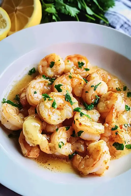 Pan-Seared Shrimp with Garlic and Lemon