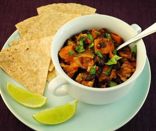 Chipotle-Infused Black Bean and Sweet Potato Stew