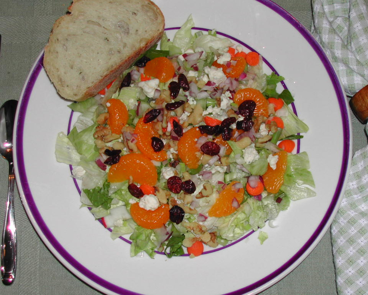 Citrus-Bitter Fruit Salad with Aperol Reduction