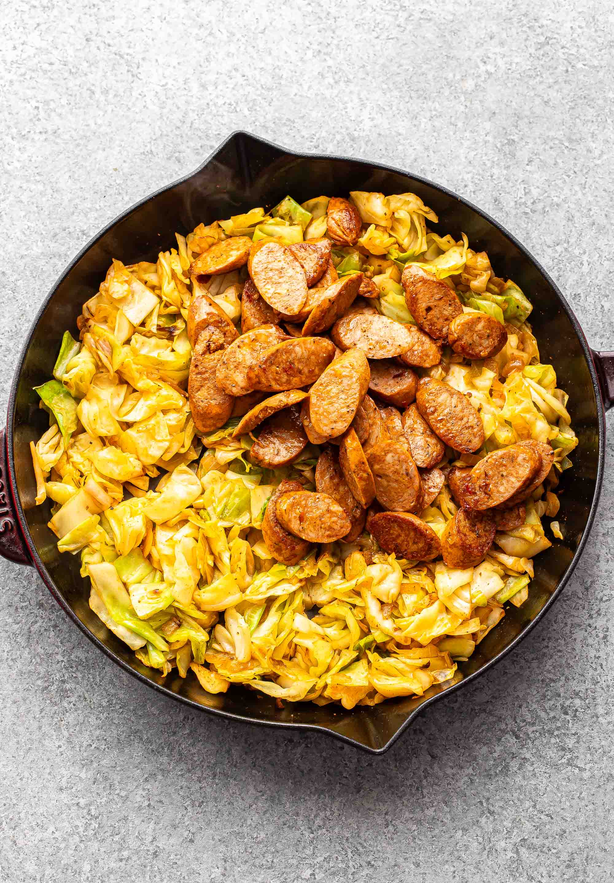 Savory Sausage and Cabbage Skillet