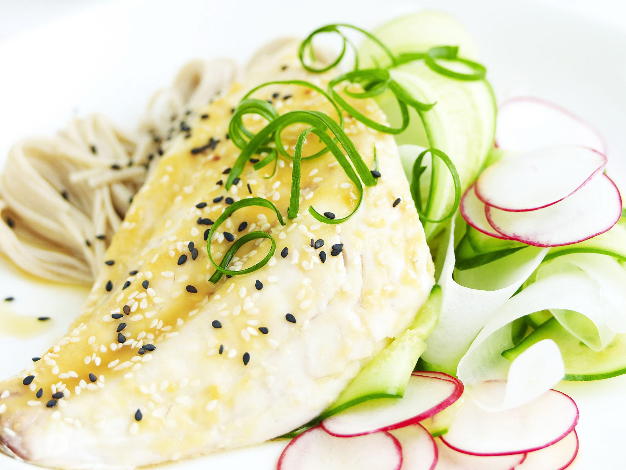 Steamed Miso-Infused Cod with Shredded Daikon Base