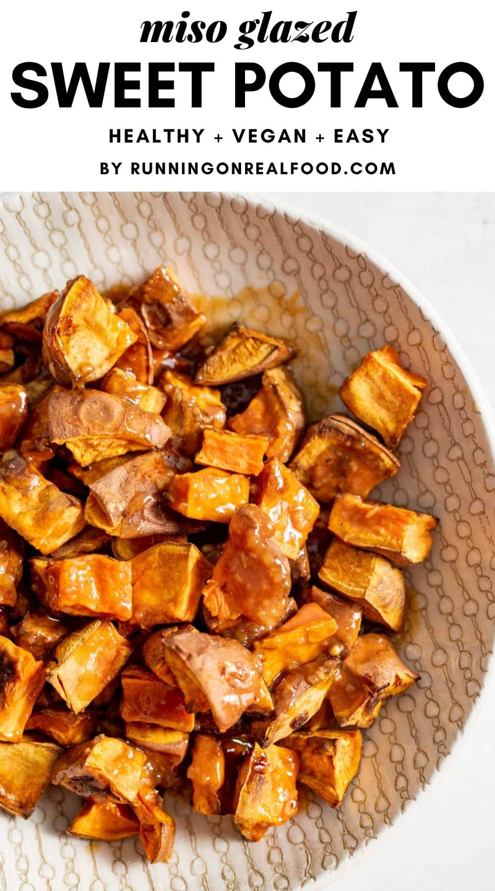 Miso-Glazed Sweet Potato and Broccoli with Sesame Seeds