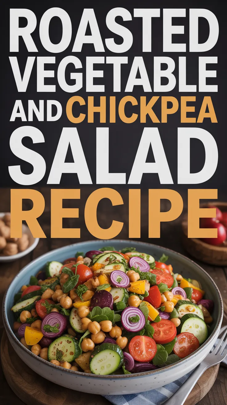 Harissa-Roasted Chickpea and Vegetable Salad