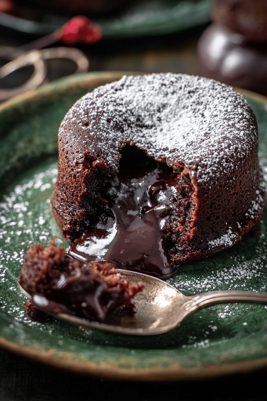 Molten Chocolate Center Cake