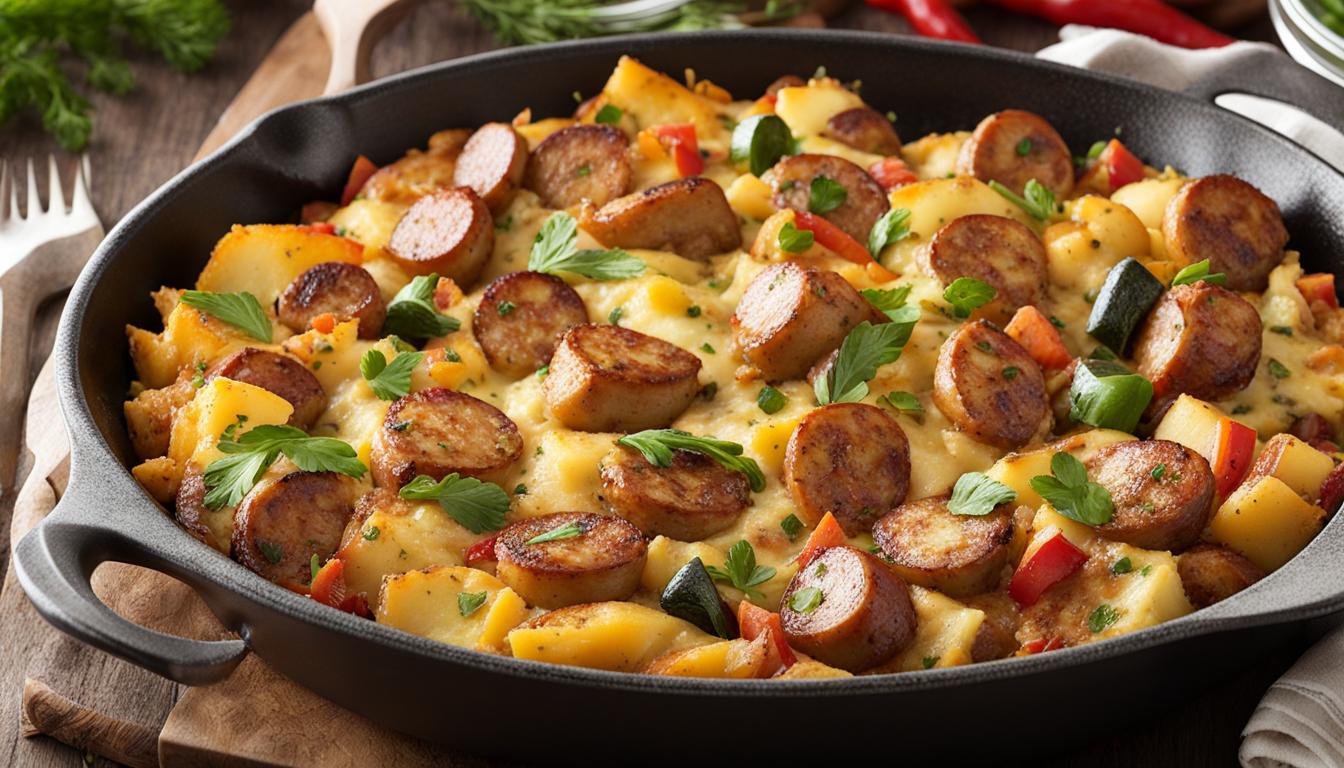 Sausage, Potato, and Gravy Skillet