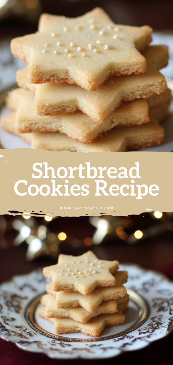 Baked Shortbread Cookies