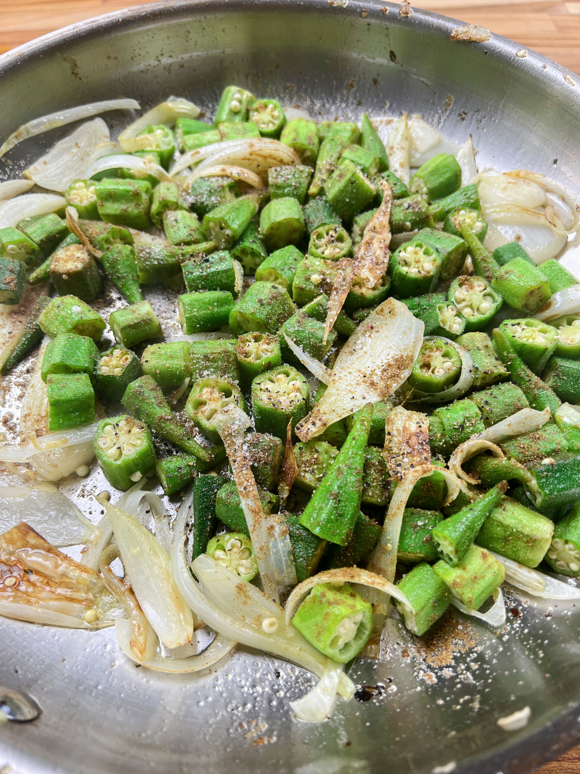 Sautéed Okra with Mustard Seeds