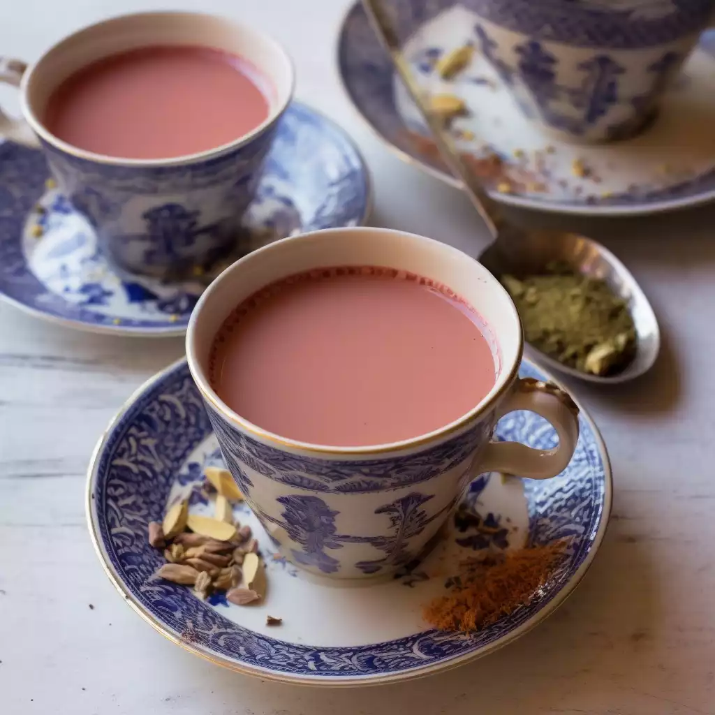 Kashmiri Milk Tea with Cardamom and Cinnamon