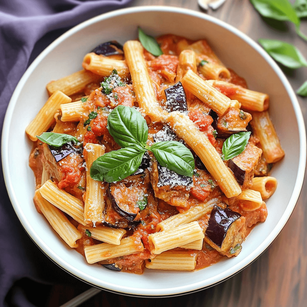Sicilian Eggplant and Tomato Pasta