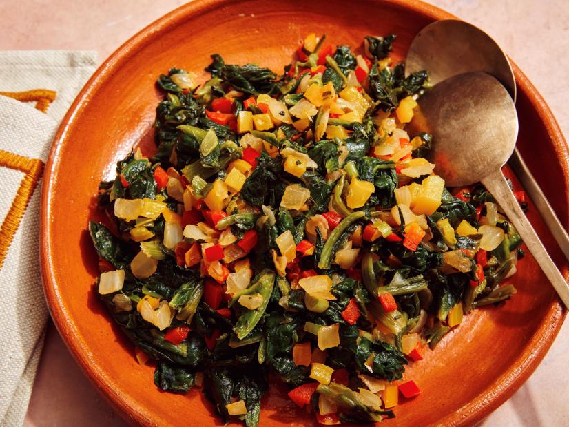 Callaloo Gratin with Coconut Milk and Smoked Paprika