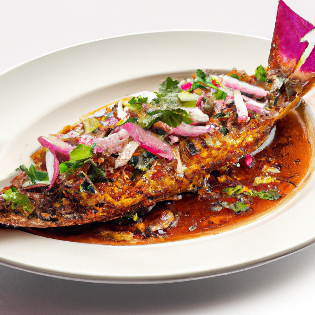 Haitian-Style Snapper with Tamarind Sauce