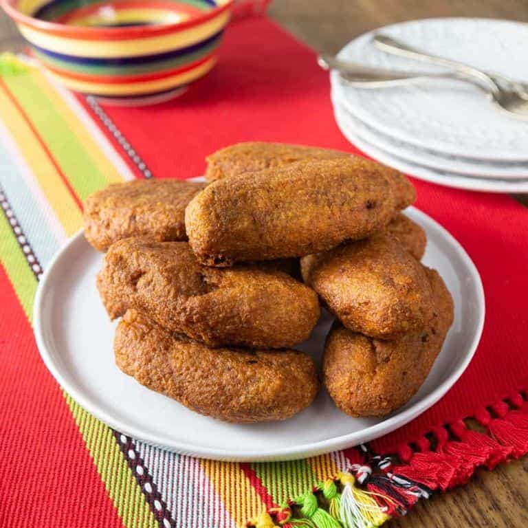 Deep-Fried Alcapurrias with Ground Beef and Plantain