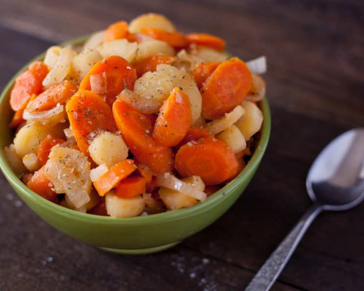 Honey-Glazed Carrot and Parsnip Puree