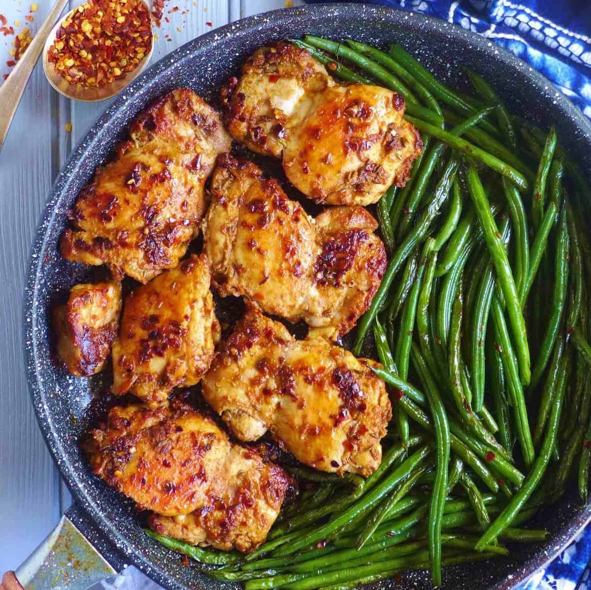 Cumin-Crusted Chicken Thighs