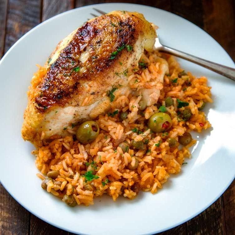 Arroz con Gandules and Chicken
