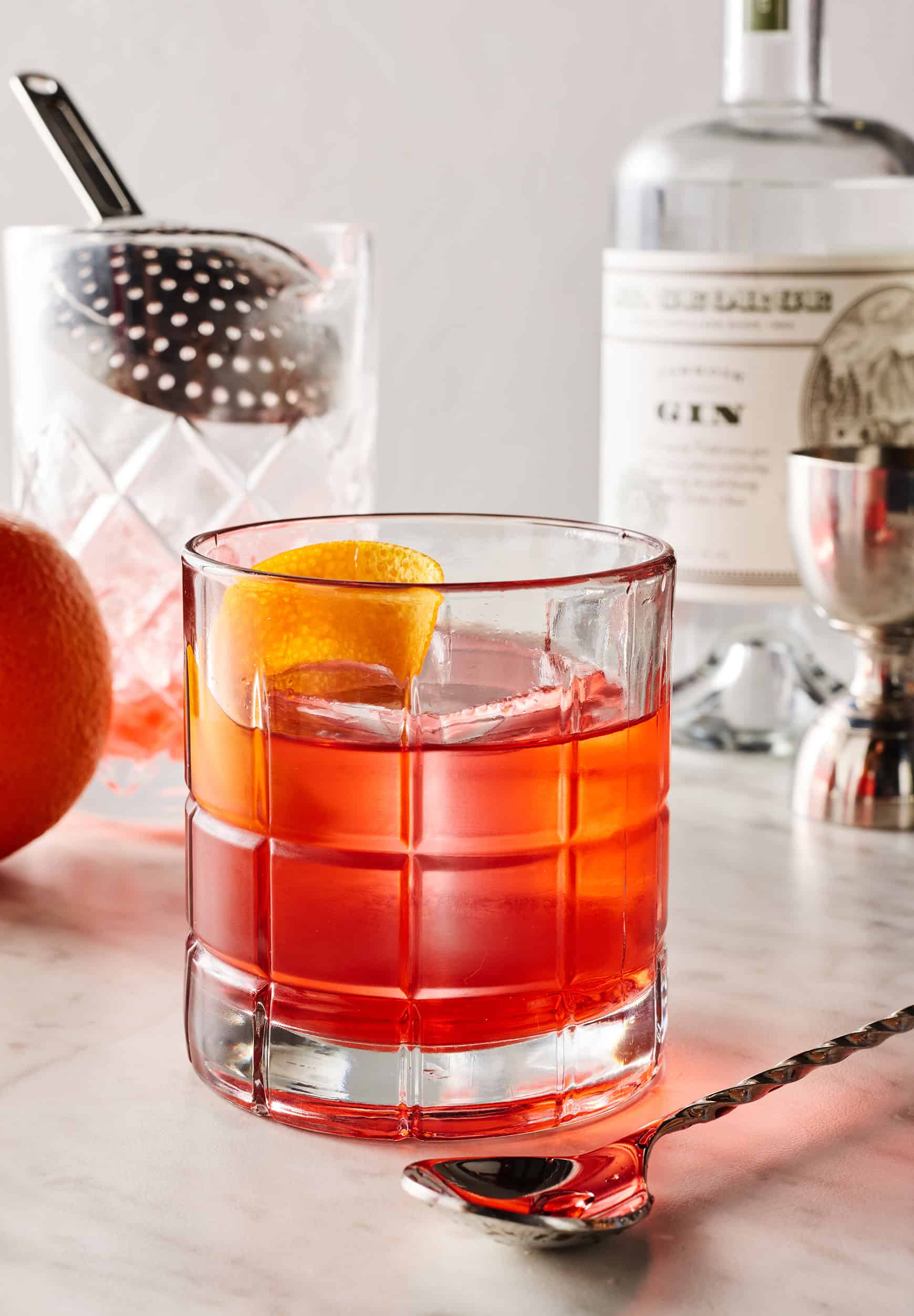 Citrus Negroni with Infused Gin