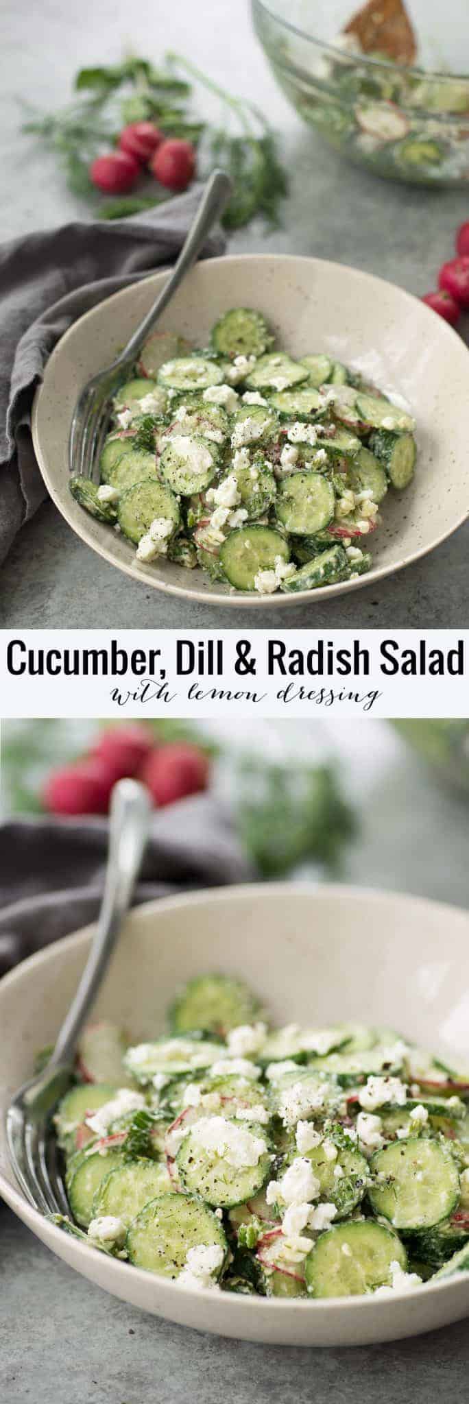 Cucumber-Dill Shrimp Salad with Radish