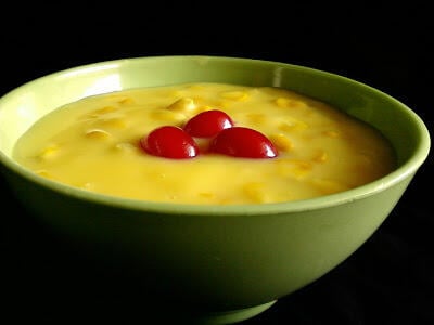 Sweet Corn and Milk Custard