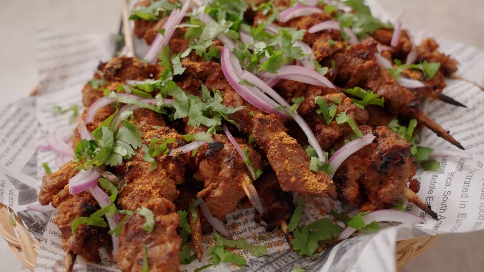 Suya Marinade with Grilled Vegetables