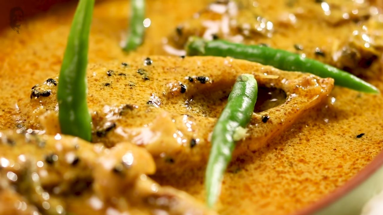 Mustard Oil-Simmered Hilsa with Spiced Potatoes