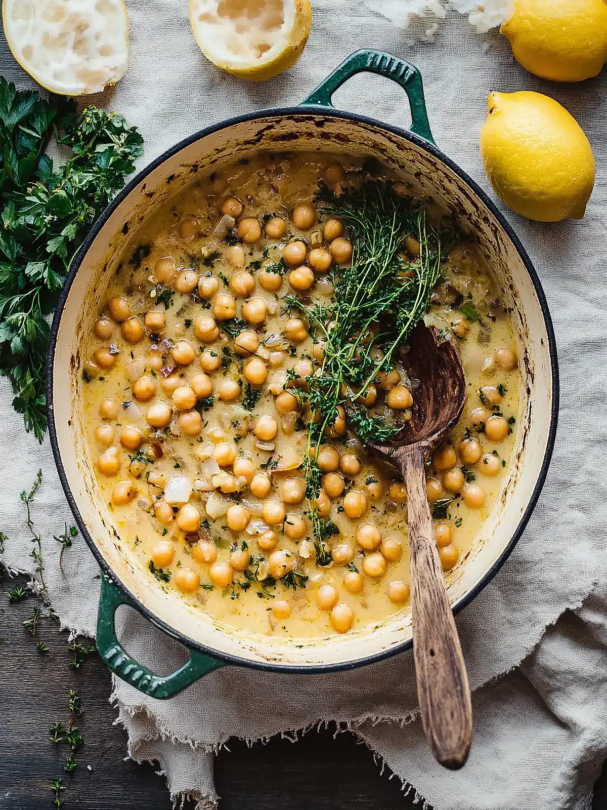 Preserved Lemon & Chickpea Stew with Smoked Paprika