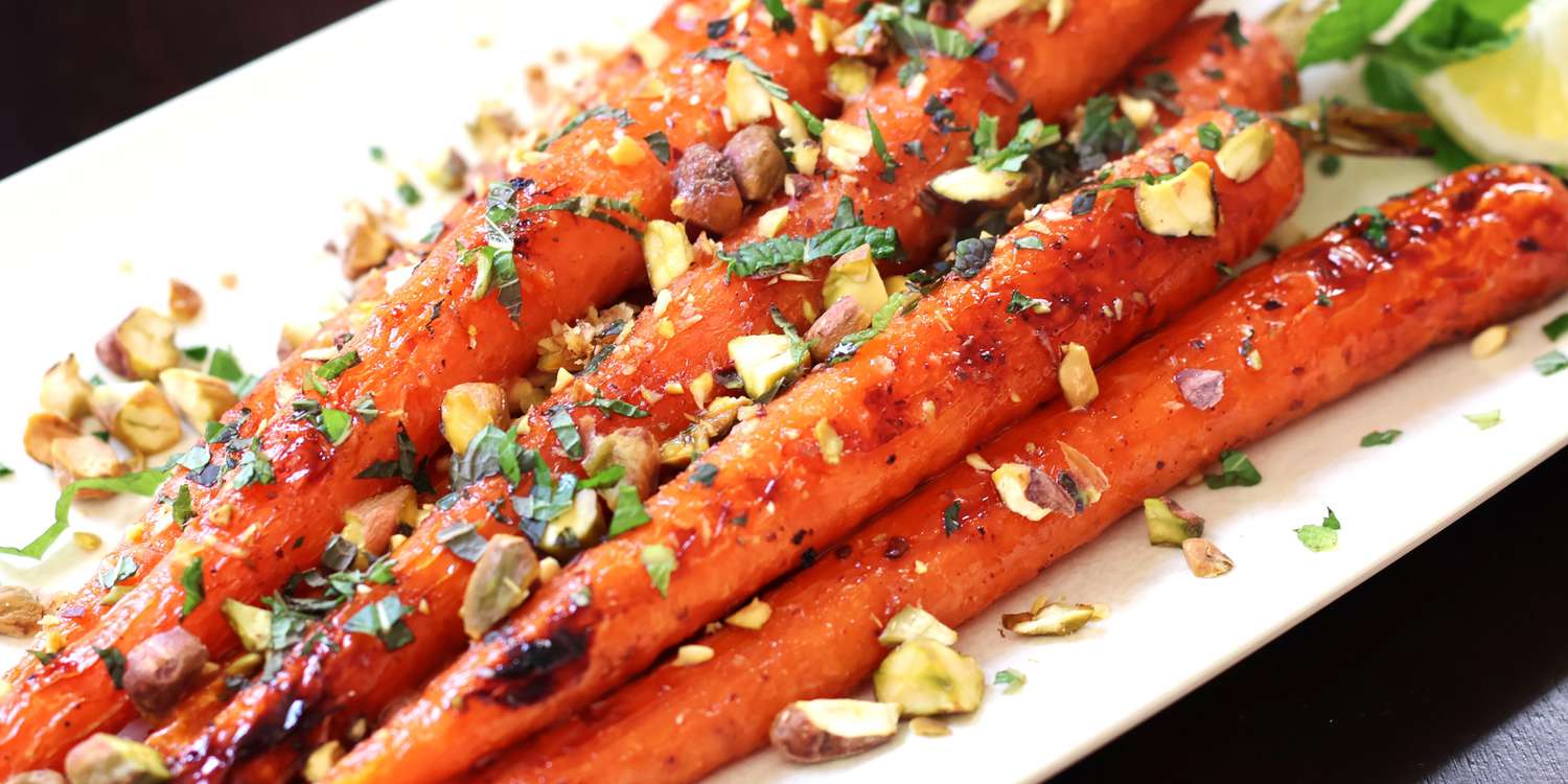 Honey-Lavender Roasted Carrots with Lemon Zest