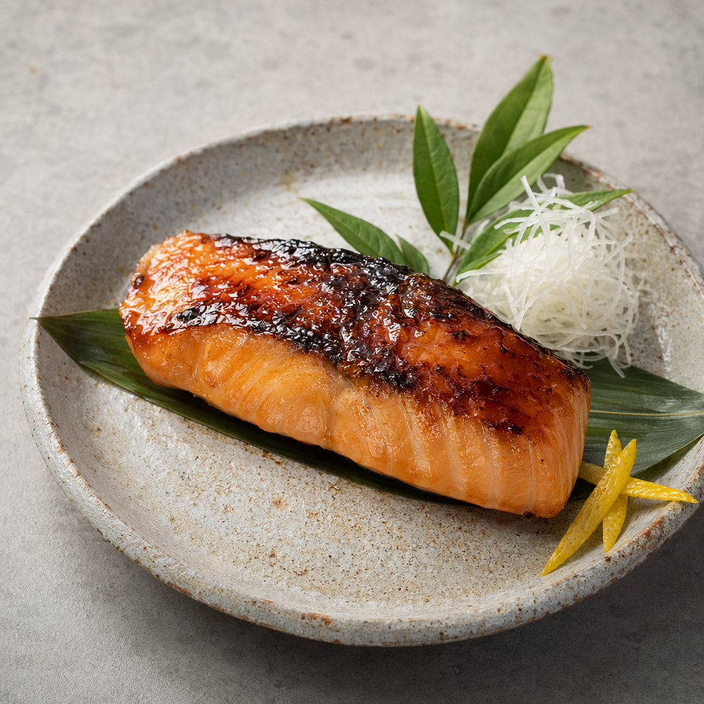 Authentic Japanese Miso-Marinated Salmon with Yuzu Glaze