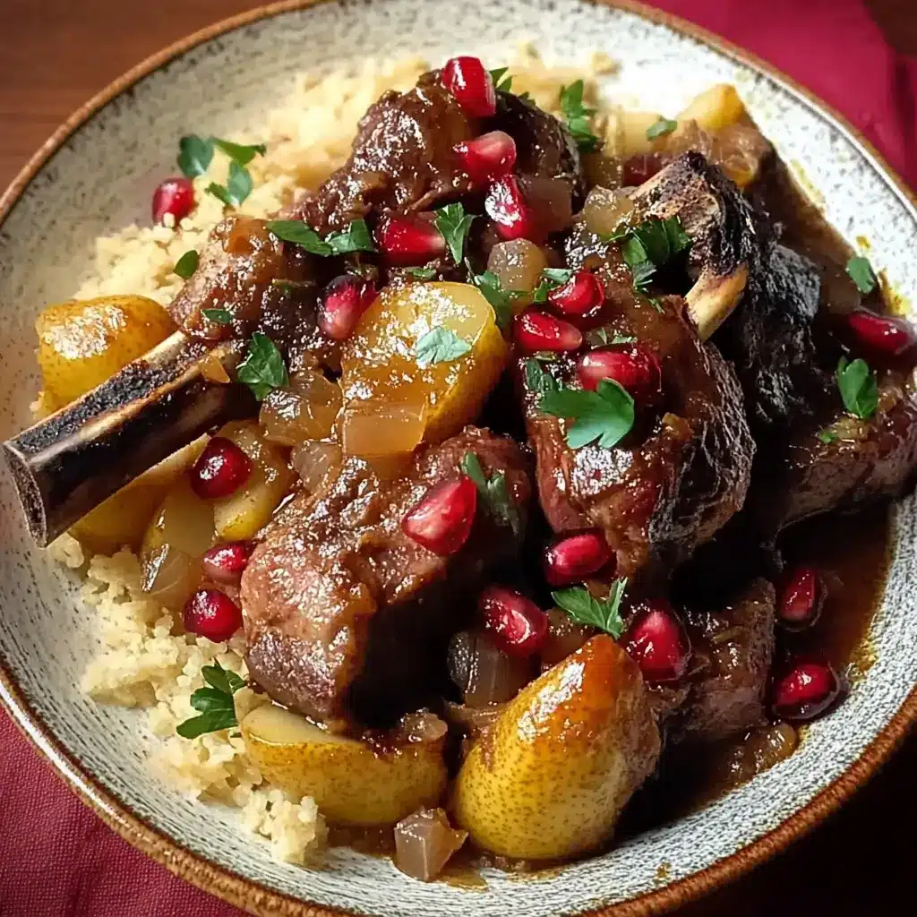 Palestinian Spiced Lamb with Pomegranate