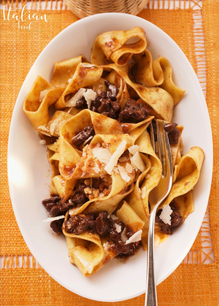 Authentic Italian Pappardelle with Wild Boar Ragù