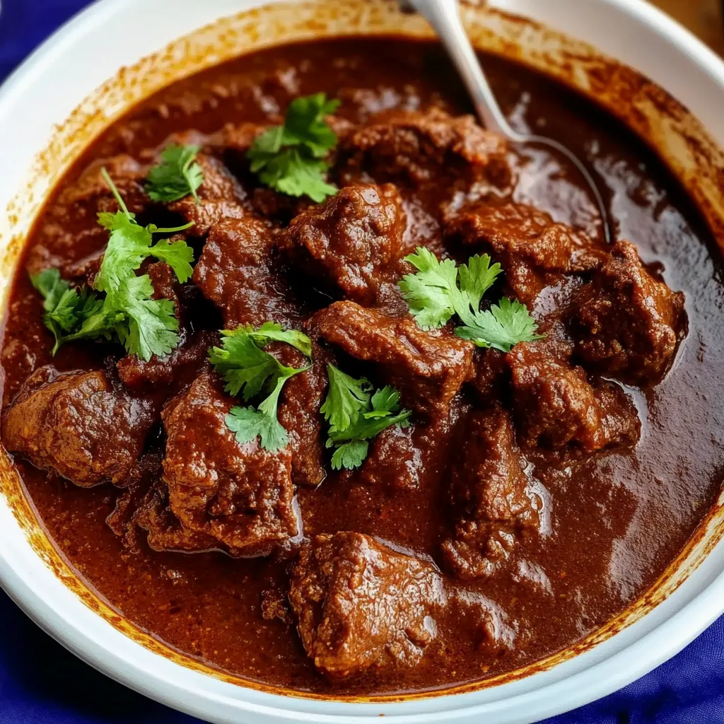 Beef Vindaloo with Vinegar and Cloves